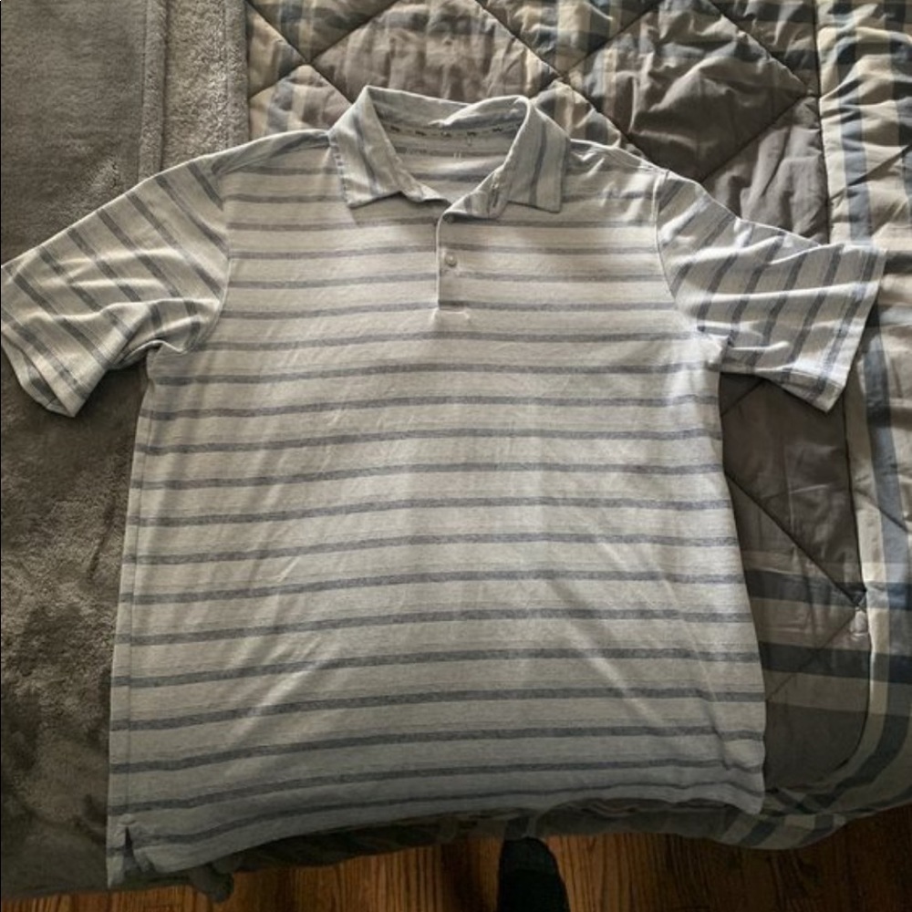 Walter Hagan Striped Golf Polo